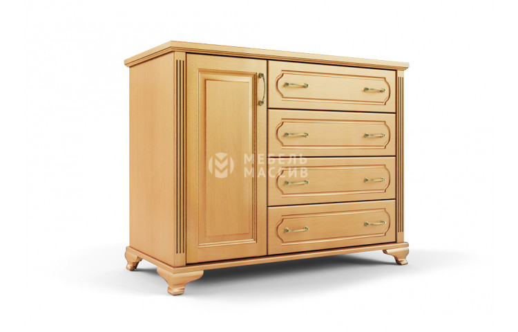 Комод  Рейн  4 ящ. с дверкой