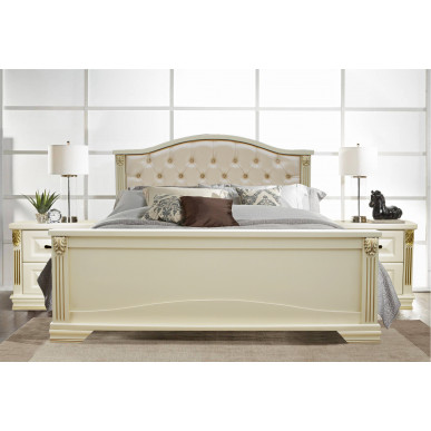 Кровать Кливия с мягкой спинкой