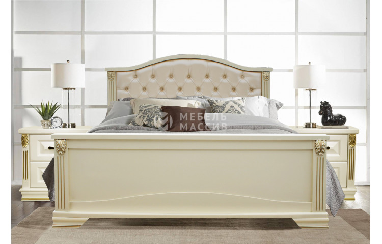 Кровать Кливия с мягкой спинкой