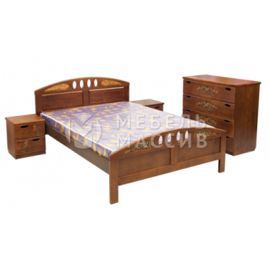 Кровать Галатея (из дуба)