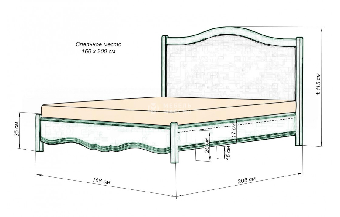 Кровать Антик