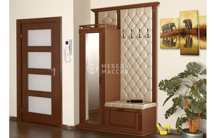 Прихожая с открытой вешалкой и зеркалом 2 из серии Тунис