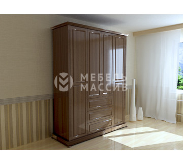 Шкаф четырехстворчатый Кардинал