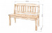 Лавка со спинкой Дачник (сосна)